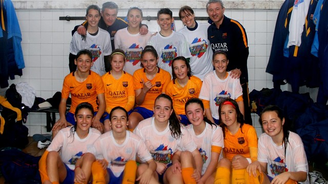 El Infantil-alevín gana la primera Liga de la temporada en la cantera