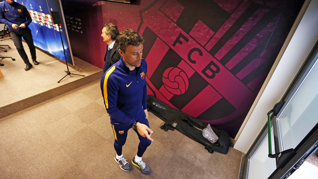 Luis Enrique: «El partido no admite relajación»