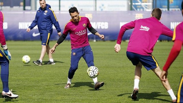 El Barça sigue trabajando en la Ciudad Deportiva Joan Gamper