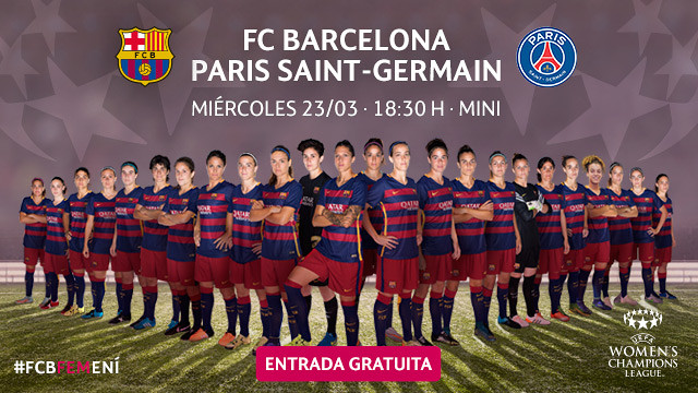 La cuenta atrás para el FC Barcelona Femenino – Paris Saint-Germain