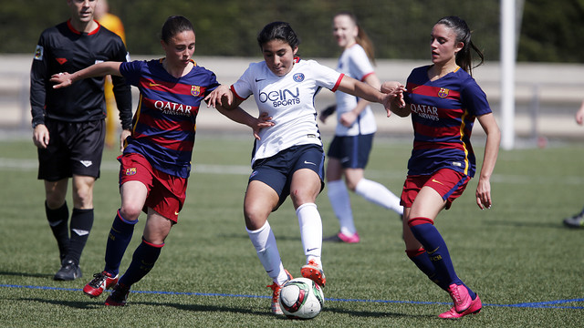 Amistoso entre filiales de Barça y PSG