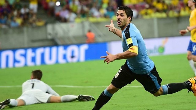 Suárez reaparece con Uruguay con gol contra Brasil de Neymar Jr