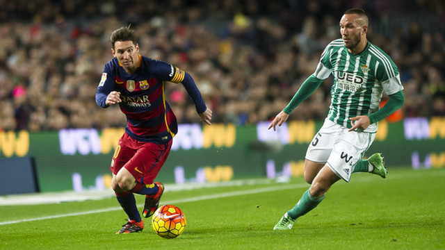 El Barça jugará contra el Betis el 30 de abril