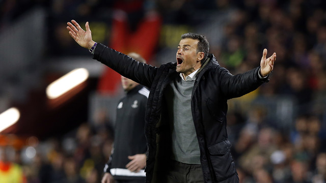 Luis Enrique: «He visto a los jugadores con pasión, pero también con cabeza y control»