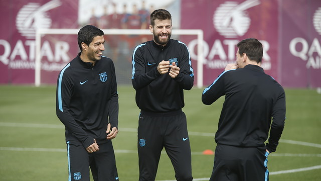 Último entrenamiento antes de viajar a Madrid