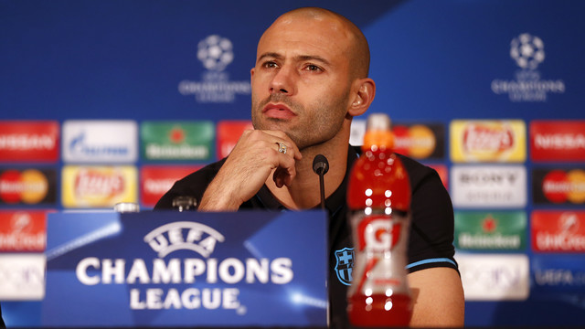 Javier Mascherano: “Que nadie piense que tenemos dudas, porque sólo tenemos que ser nosotros”